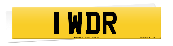 Registration number 1 WDR